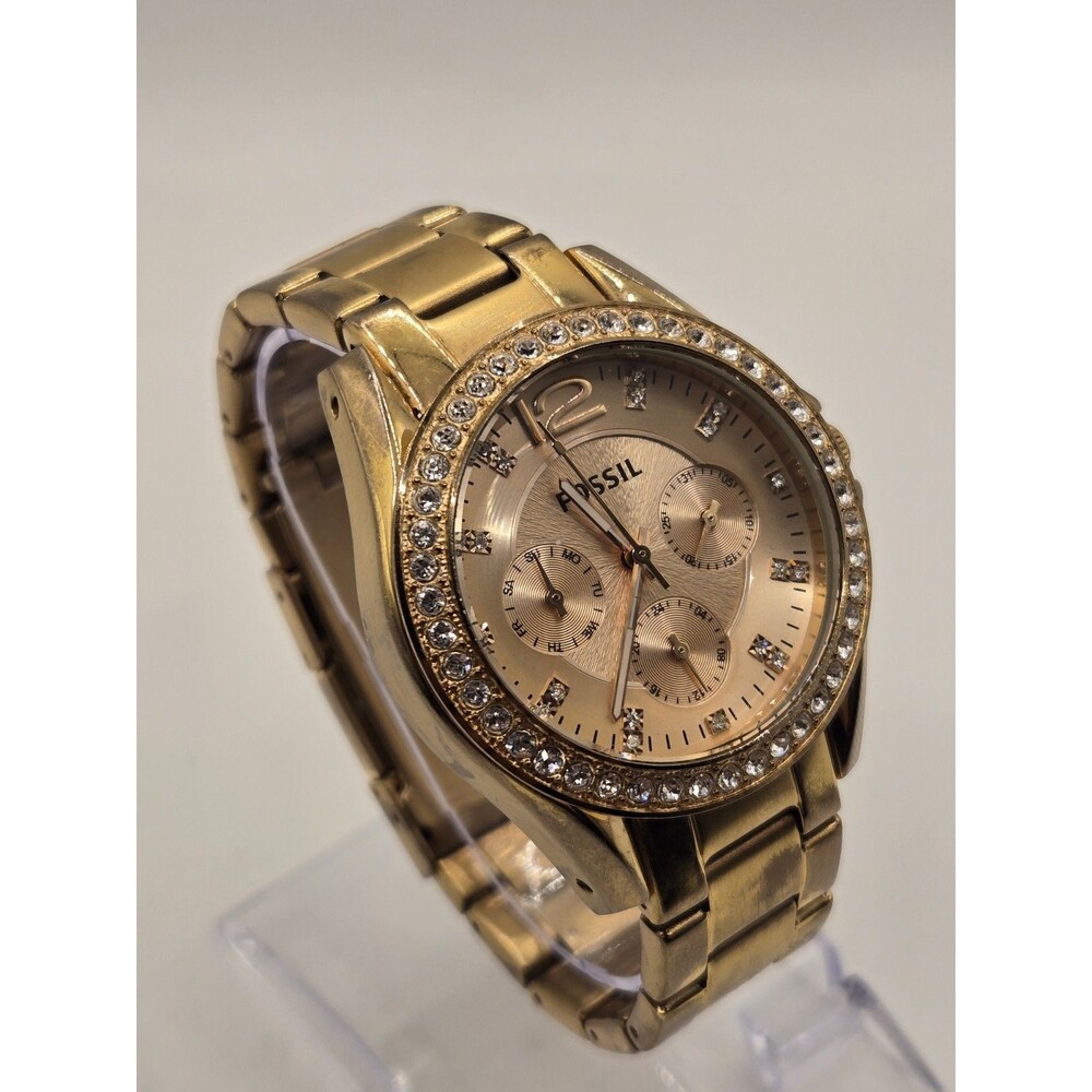 Fossil Riley Multi-Function Rose Gold-Plated Ladi… - image 3